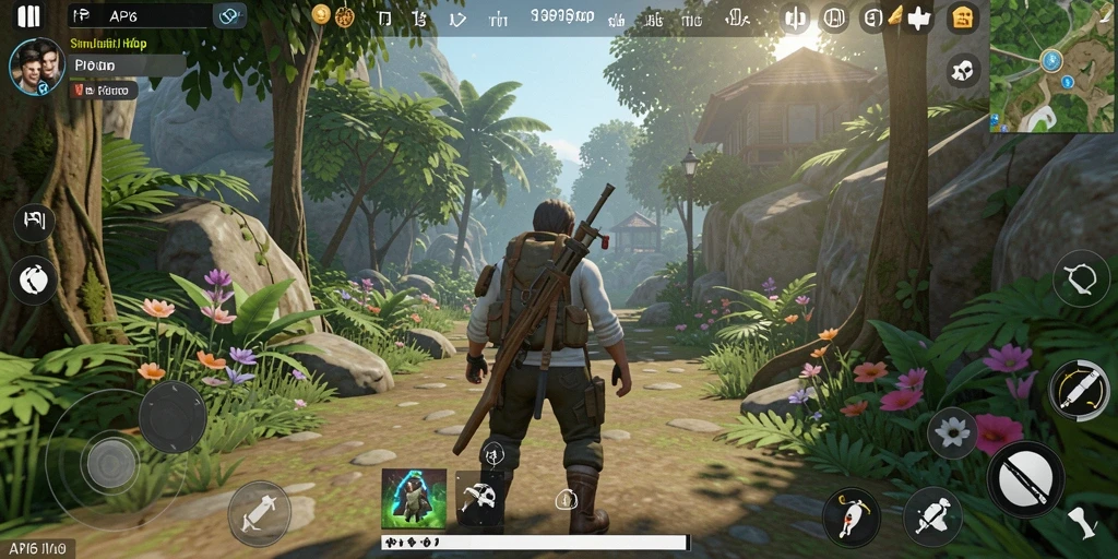 Tampilan menarik dari gameplay API36 menunjukkan interaksi sosial yang dinamis.