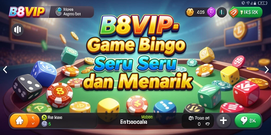 Screenshot B8VIP menampilkan gameplay seru Bingo.