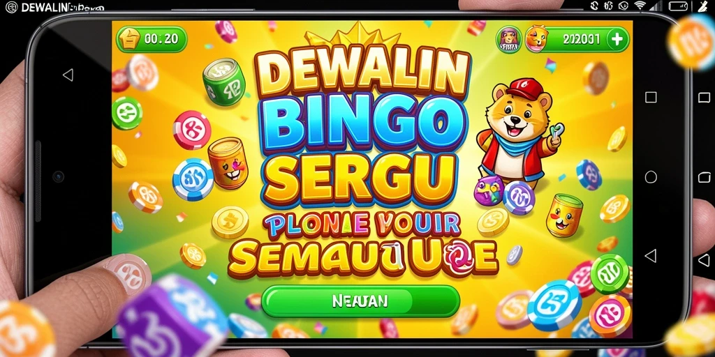 Screenshot gameplay DEWALIN dengan aksi Bingo seru.