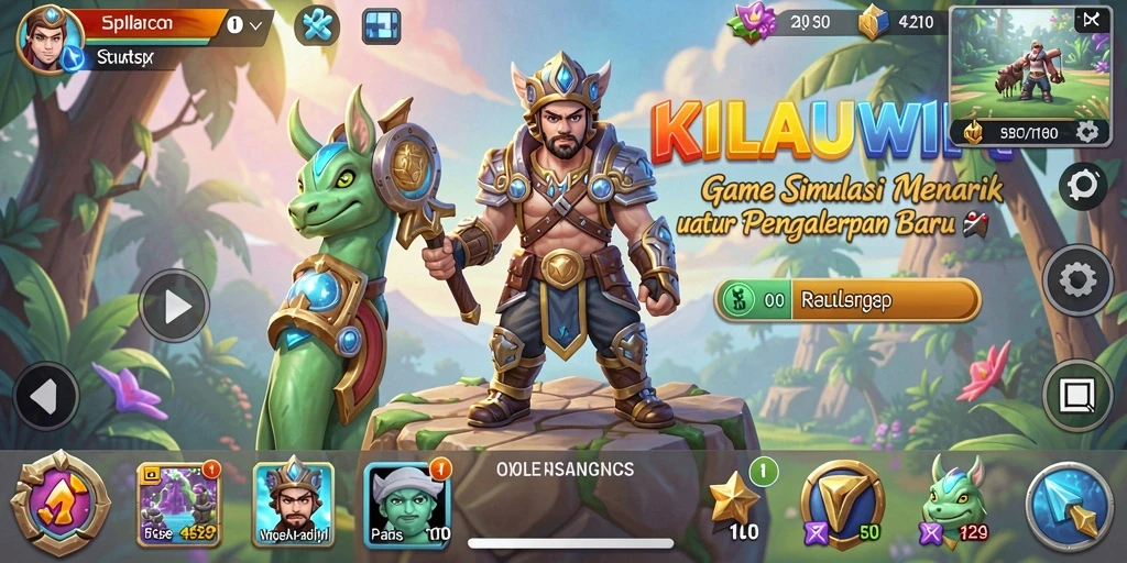 Gameplay KILAUWIN dengan grafis memukau dan interaksi sosial.
