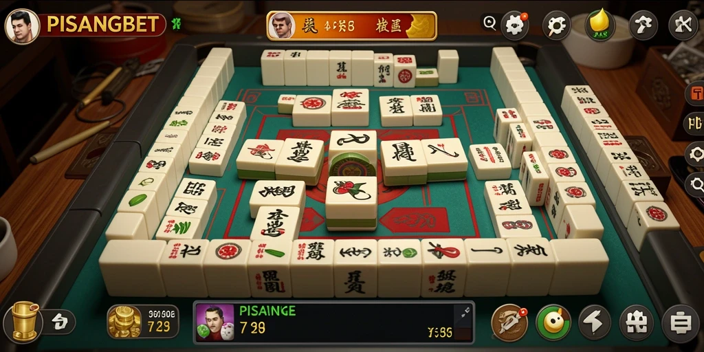 Tampilan gameplay Mahjong yang seru dan menantang di PISANGBET.