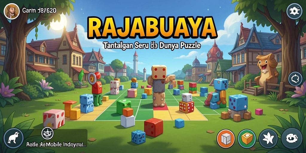 Screenshot gameplay RAJABUAYA menampilkan tantangan Puzzle yang seru.