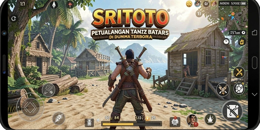 Tangkapan layar SRITOTO menampilkan petualangan mendebarkan dalam dunia terbuka.