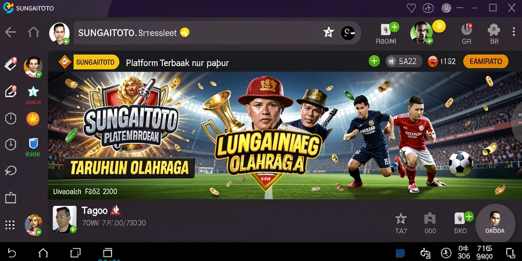Tampilan menarik dari gameplay SUNGAITOTO dalam taruhan olahraga.