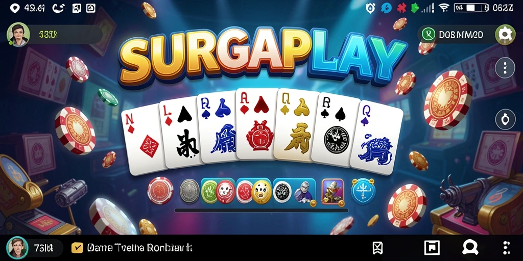Tampilan gameplay SURGAPLAY dengan berbagai mode Domino yang menarik.