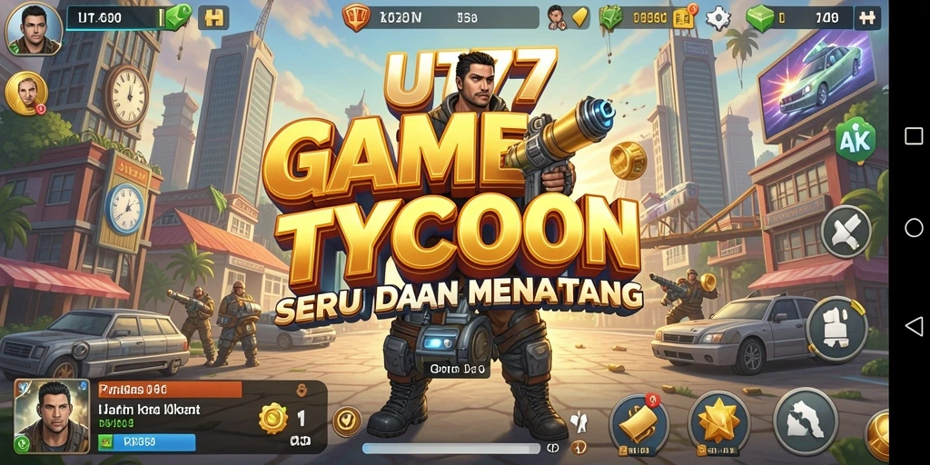 Screenshot UT77 menampilkan gameplay Tycoon yang menarik dan menantang.