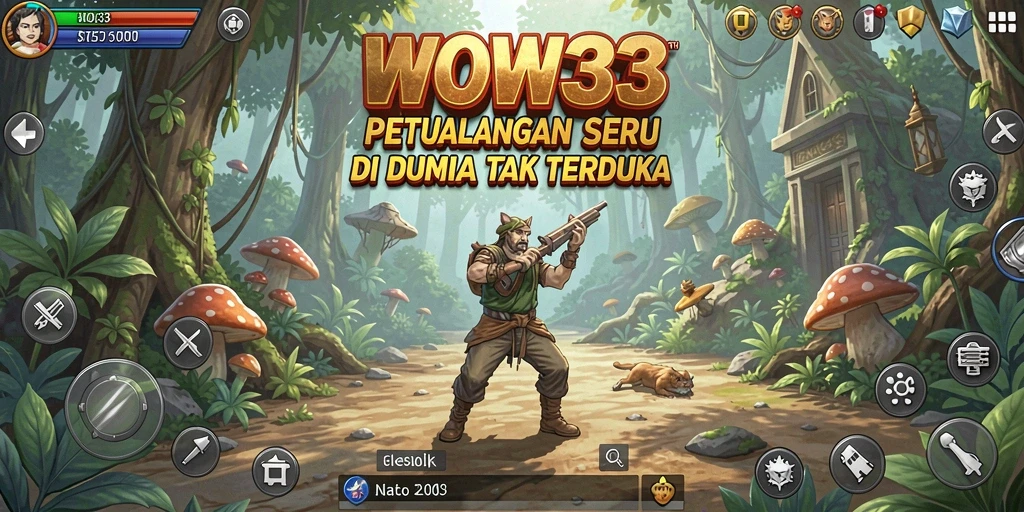 Gameplay WOW33 dengan petualangan yang seru dan penuh tantangan.